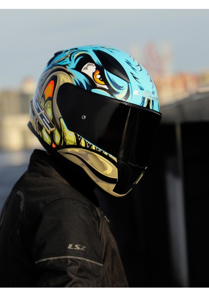 Rapid 2 Neo Race Full Face Motosiklet Kaskı Yarış Spoiler + Şeffaf + Siyah Vizörlü modelleri