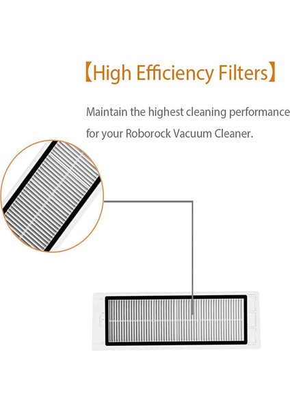 Roborock Xiaomi S4 S5 S6 E2 E3 E4 Için 5'li Filtre Kartuşu Parçaları (Yurt Dışından) indirimleri
