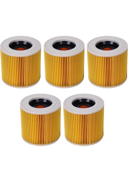 Karcher WD2250 WD3.200 Mv2 Mv3 Wd3 A2004 Için 5 Adet Hava Toz Filtresi (Yurt Dışından)