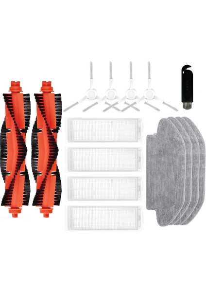 Xiaomi Robot Vakum Ana Fırça Yan Fırça Hepa Filtresi Için Yedek (Yurt Dışından)