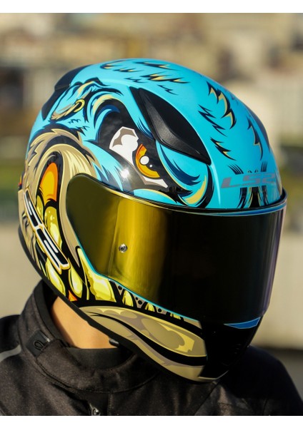 Rapid 2 Neo Full Face Motosiklet Kaskı Siyah Vizörlü fiyatları