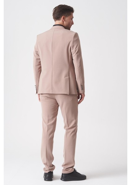 Goiânia Normal Fit 6 Drop Düz Jogger Takım Elbise Bej indirimleri