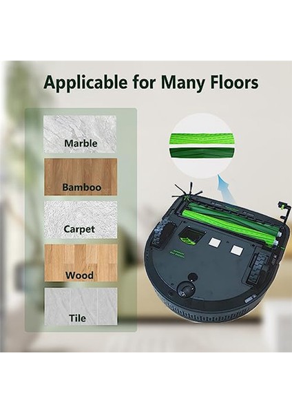 Irobot Roomba S9+ (9550) S9 (9150) Robot Rulo Fırça Için S9 Parçaları (Yurt Dışından)