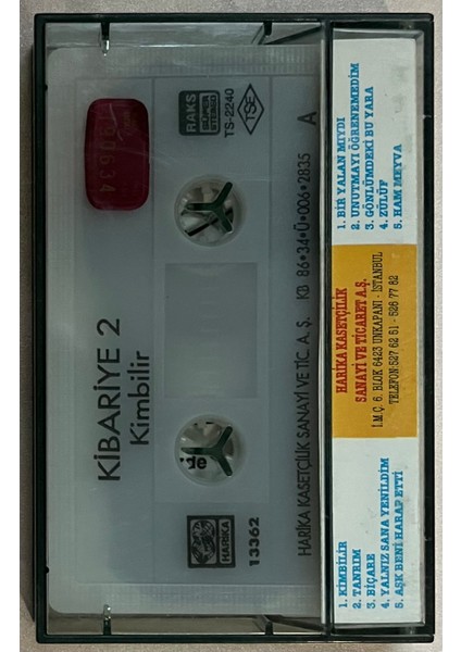 Kibariye - 2 Kimbilir Kaset