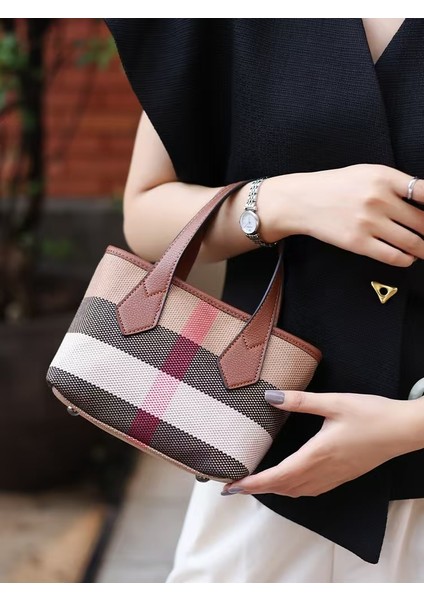 2025 Yeni Texture Handheld Bag, Vegetable Basket Bag, Women's Bag, Work Commuter Single Shoulder Crossbody Bag (Yurt Dışından)