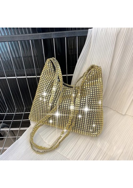 Moda Taklidi Köpüklü Çanta Kadın Akşam Debriyaj Çanta Rahat Omuz Çantası (Yurt Dışından)