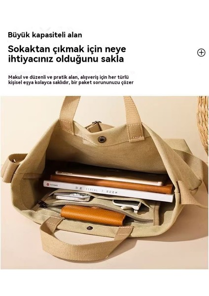 Kadınlar Için Tavan Çantası, Büyük Kapasitet, Sıradan, Basit, Öğrenci Dersi, Omuz Çantası, Karşılaştırma Çantası, El Çantası (Yurt Dışından)