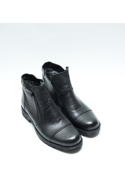 Faruk Karar Içi Yünlü Günlük Erkek Bot, Sıyah (Ladik)