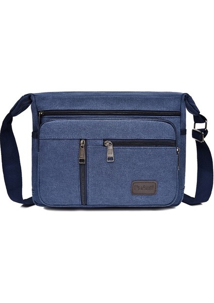 Tushuangjue 05 Çanta Lüks Postacı Çantası Moda Yüksek Kaliteli Çanta Erkek Kanvas Omuz Çantaları Rahat Tote Seyahat Erkek Crossbody (Yurt Dışından)