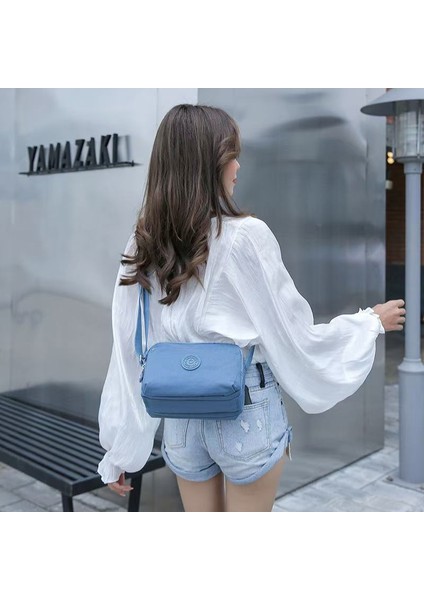 Nylon Fabrikası Suyu Temizleyen Çoklu Katı Kadınların Çantası, S Iradan ve Hafif Omuz Çantası, Küçük Karşılaştırma Çantası, Büyük Kapasitet, Basit Tasarım (Yurt Dışından)