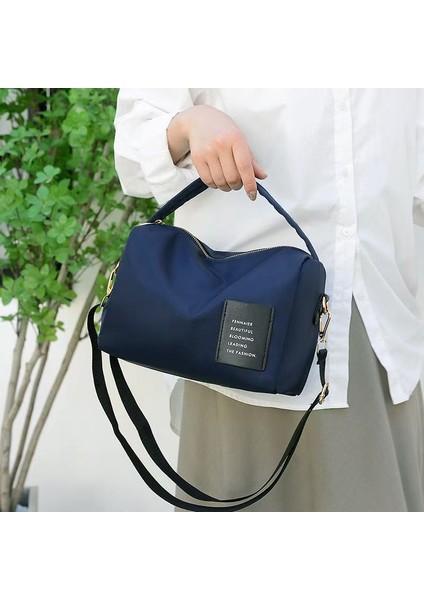 Yeni Moda Büyük Kapacite Kadınların Çantası Hafif Nylon Eli Çantası Kadınların Casual Simple Crossbody Bag (Yurt Dışından)