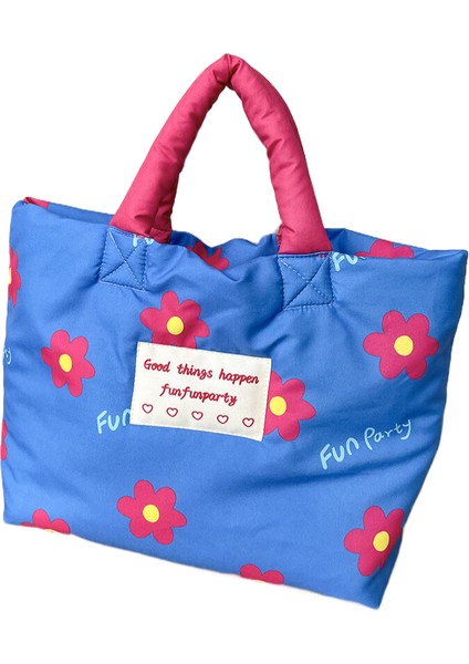 Chitumaoyisevimli Pamuk Dolgulu Omuz Çantası, Hafif El Çantası, Sonbahar ve Kış Kadın Çantası (Yurt Dışından)