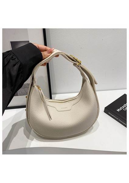 Kadın Tek Omuz Crossbody Saddle Çanta Günlük Moda Hilal Çanta (Yurt Dışından)