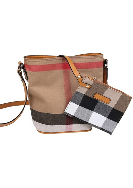 Klasik Plaid Çantası, Küçük Kaba Çantası, 2025'DE Yeni Metura Tek Omuz Çantası, Moda ve Çeşitli, Renk Kadınların Çantasını Karşılaştırıyor. (Yurt Dışından)