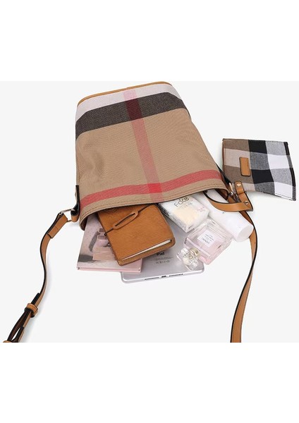 Klasik Plaid Çantası, Küçük Kaba Çantası, 2025'DE Yeni Metura Tek Omuz Çantası, Moda ve Çeşitli, Renk Kadınların Çantasını Karşılaştırıyor. (Yurt Dışından)