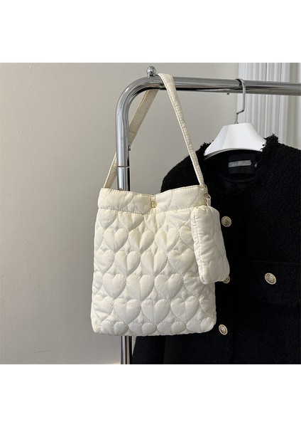 Kadın Kaz Tüyü Ceketli Kayınvalide Çantası (Yurt Dışından)