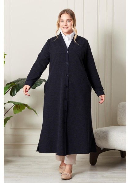 Kadın Büyük Beden Mevsimlik Yüksek Kalite Çelik Uzun Hırka modelleri