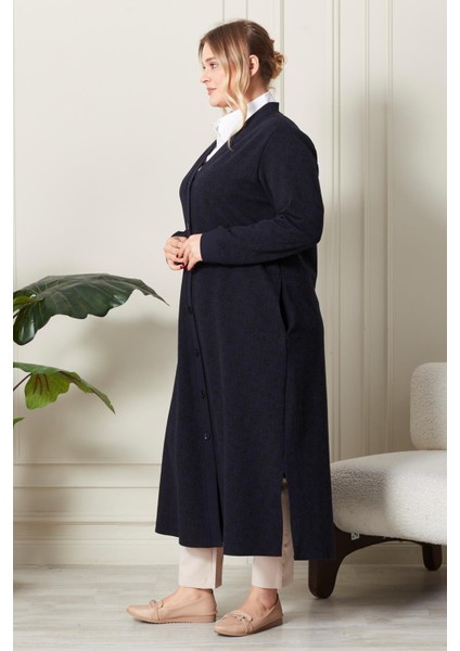 Kadın Büyük Beden Mevsimlik Yüksek Kalite Çelik Uzun Hırka fırsatları