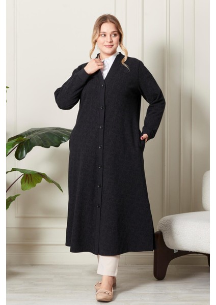 Kadın Büyük Beden Mevsimlik Yüksek Kalite Çelik Uzun Hırka modelleri