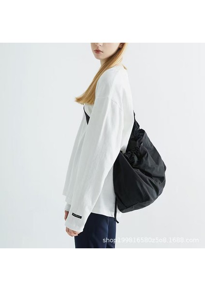 Yeni Moda Büyük Kapacite Kadınların Çantası Hafif Nylon Eli Çantası Kadınların Casual Simple Crossbody Bag (Yurt Dışından)