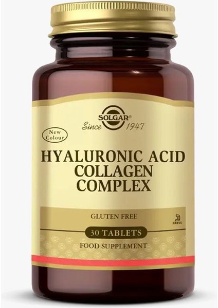hyaluronic Acid Collagen Complex 120 Mg 30 Tablet