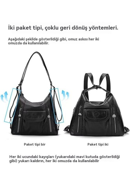 Yeni Omuz Çantası, Kadınların Çantası, Basit ve Modalı, Büyük Kapasitet, El Tutulmuş Diagonal Pu El Çantası (Yurt Dışından)
