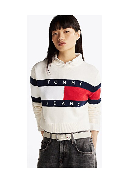 Tommy Hilfiger Tjw Center Flag Sweater Ext