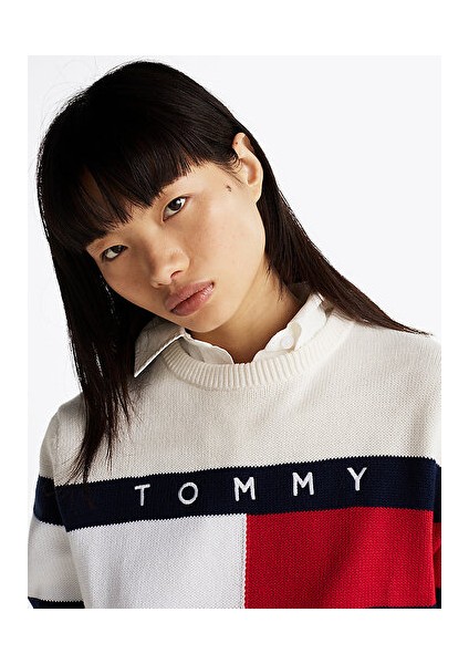 Tommy Hilfiger Tjw Center Flag Sweater Ext