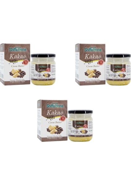Katı Kakao Yağı 150 gr 3 Adet