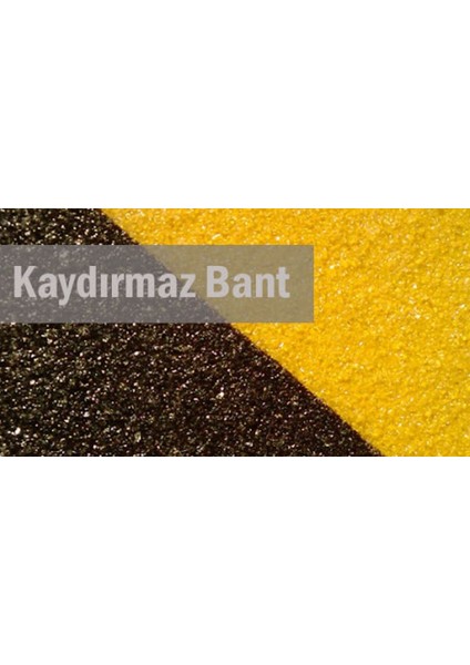Sarı Siyah Merdiven ve Zemin Kaydırmaz Bant (50 mm x 25 mt )
