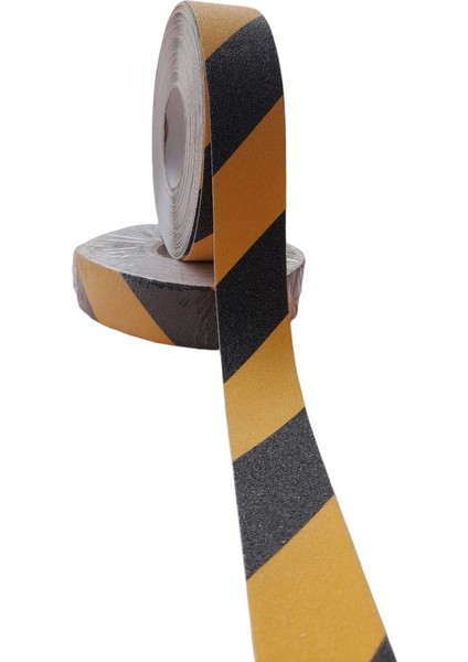 Sarı Siyah Merdiven ve Zemin Kaydırmaz Bant (50 mm x 25 mt )