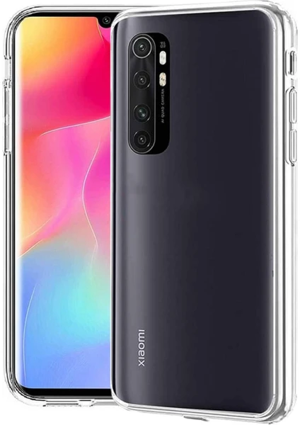 Xiaomi Mi Note 10 Lite Premium Silikon Kılıf Şeffaf