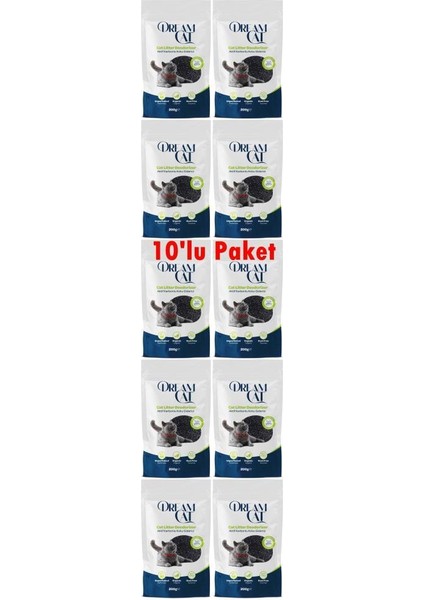 Kedi Kumu Koku Giderici Aktif Karbonlu 10X200 gr