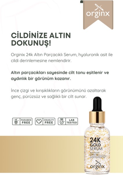 24K Altın Parçacıklı Serum 30 ml