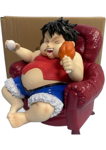 One Piece Q Versiyonu Fat Boy Luffy 150 mm Yüksekliğinde (Yurt Dışından)