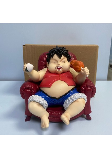 One Piece Q Versiyonu Fat Boy Luffy 150 mm Yüksekliğinde (Yurt Dışından)