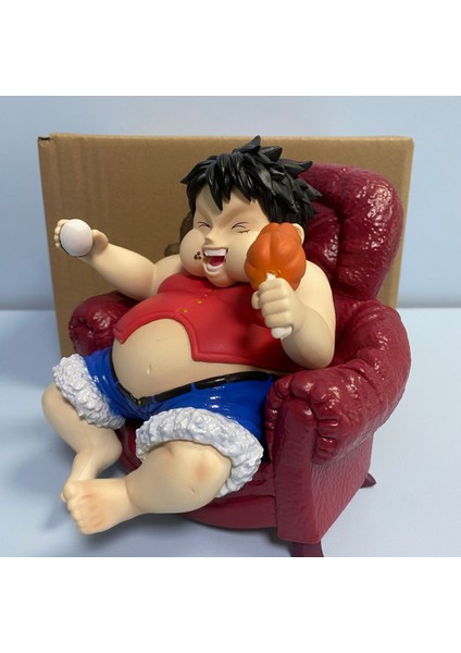 One Piece Q Versiyonu Fat Boy Luffy 150 mm Yüksekliğinde (Yurt Dışından)