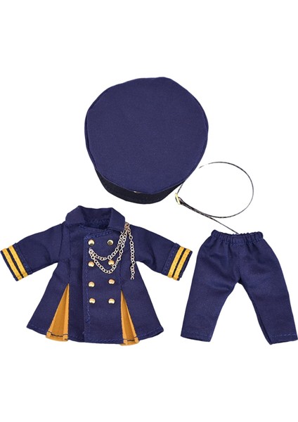 1/12 Giysileri Şık Çocuk Oyuncak Cosplay Minyatür Aksesuarları Mavi (Yurt Dışından)