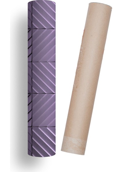 Mutfak Tezgah Arası Kendinden Yapışkanlı Folyo Kaplama Taş Desen Lila Tonu 60 cm x 100 cm