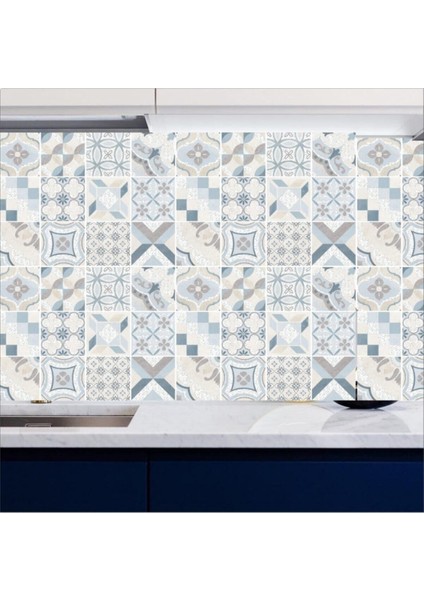 Mutfak Tezgah Arası Kendinden Yapışkanlı Folyo Kaplama Soft Taş Desen 60 cm x 100 cm
