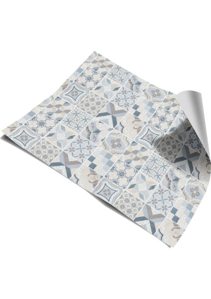 Mutfak Tezgah Arası Kendinden Yapışkanlı Folyo Kaplama Soft Taş Desen 60 cm x 100 cm
