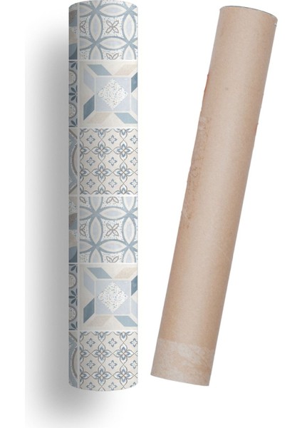 Mutfak Tezgah Arası Kendinden Yapışkanlı Folyo Kaplama Soft Taş Desen 60 cm x 100 cm