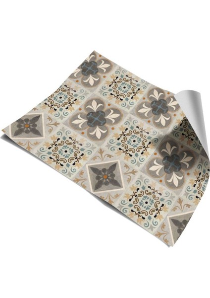 Mutfak Tezgah Arası Kendinden Yapışkanlı Folyo Kaplama Eskitme Antik 60 cm x 100 cm