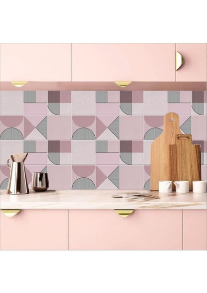 Mutfak Tezgah Arası Kendinden Yapışkanlı Folyo Kaplama Taş Desen 60 cm x 100 cm