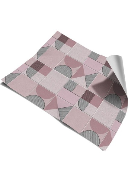 Mutfak Tezgah Arası Kendinden Yapışkanlı Folyo Kaplama Taş Desen 60 cm x 100 cm