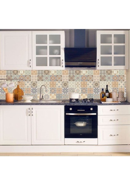 Tezgah Arası Mutfak Kendinden Yapışkanlı Folyo Kaplama Soft Antik 60 cm x 100 cm