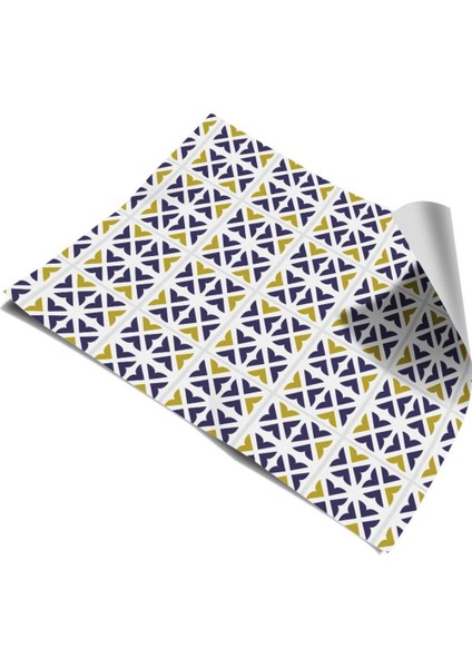 Mutfak Tezgah Arası Kendinden Yapışkanlı Folyo Kaplama Fayans Desen 60 cm x 100 cm