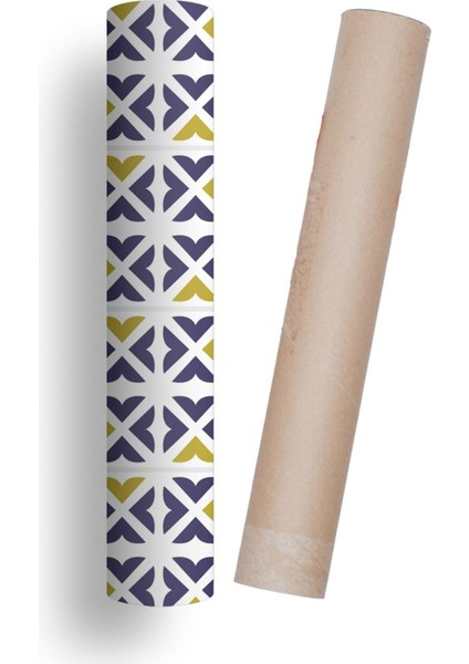 Mutfak Tezgah Arası Kendinden Yapışkanlı Folyo Kaplama Fayans Desen 60 cm x 100 cm