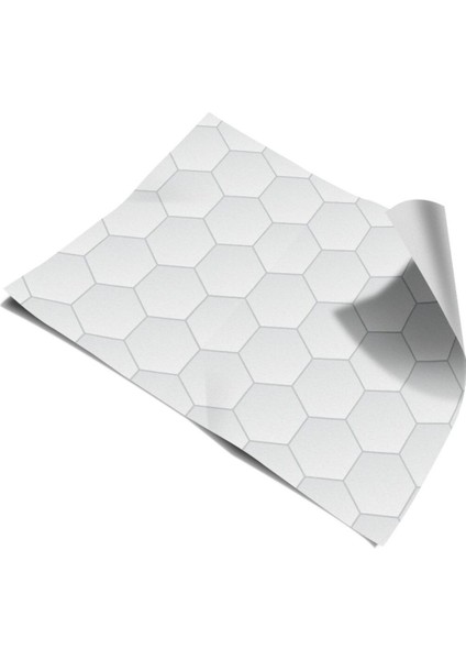 Mutfak Tezgah Arası Kendinden Yapışkanlı Folyo Kaplama Beyaz Fayans Taş Desen 60 cm x 100 cm fırsatları