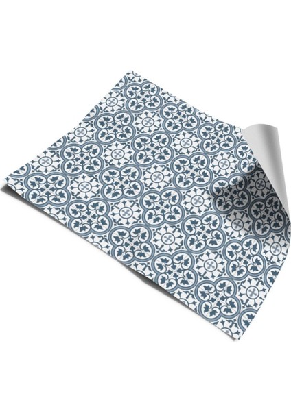 Mutfak Tezgah Arası Kendinden Yapışkanlı Folyo Kaplama Eskitme Taş Desen 60 cm x 100 cm